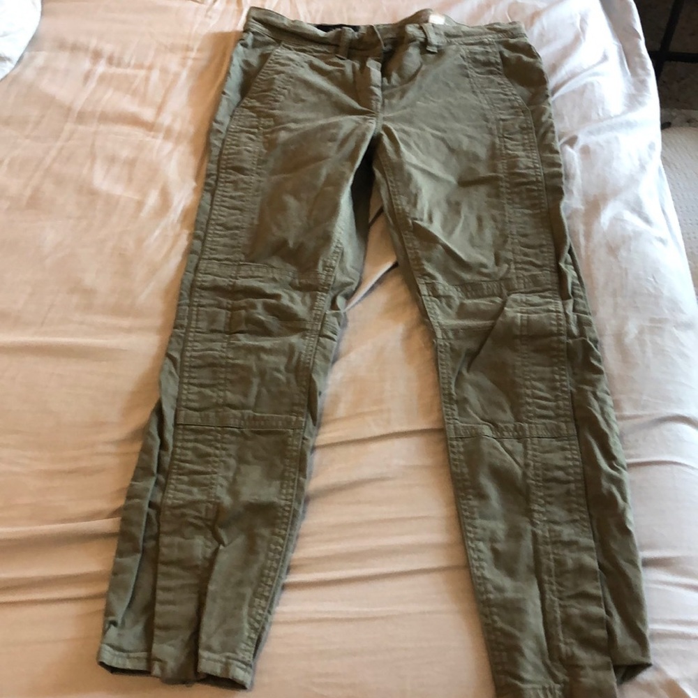 J. Crew Dark Green Ankle Pants